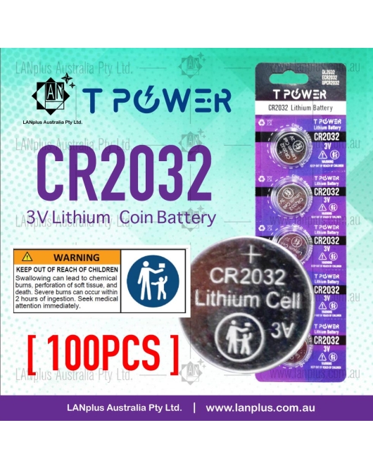 100PCS  3V CR2032 battery Lithium Coin Cell Button battery DL2032 ECR2032 GPCR2032