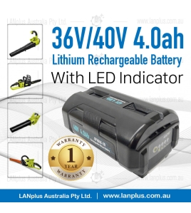 36V 40V 4.0Ah Lithium Battery F Ryobi BPL3626 BPL3626D BPL3640 BPL3640D BPL3626