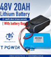 Tpower 48V 20AH 960wh Lithium Battery f eBike Electric Scooter Mobility Bicycle