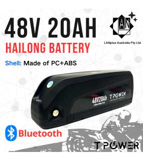 48V 20Ah Tpower LG Lithium Battery Cell W/BMS Hailong 4 Motor 1500W E-bike