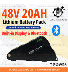 Tpower Bluetooth Smart 48V 20AH Hard Case Lithium Battery f eBike 1800W 2000W AU