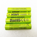 4x XTAR 1.5V AAA Battery rechargeable Li-io n Battery 1200mWh With Indicator