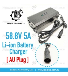 52V battery Charger 58.8V 5A Lithium battery Charger for 52V Lithium battery AU