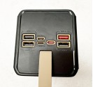 60000mAh PD20W fast charging Type-C Micro lighting Port LCD Power Bank