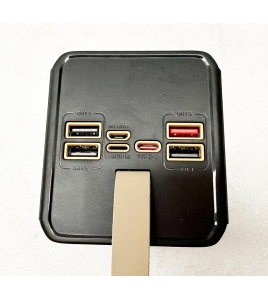 60000mAh PD20W fast charging Type-C Micro lighting Port LCD Power Bank