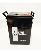 24V 420AH SLA AGM Deep Cycle Battery UPS Marine Golf Cart Solar Camper 4x 6v 420