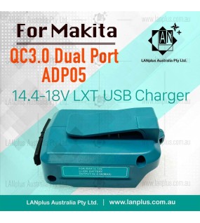 ADP05 18V 14.4V LXT USB Power Dual Port Charger Adapter LED Torch For Makita