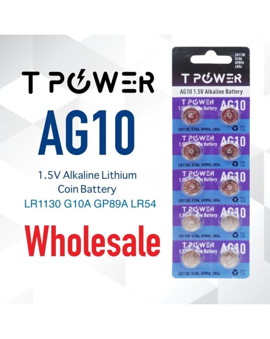LR1130 AG10 189 G10A LR54 GP89A Battery 1.5V Alkaline Batteries wholesale