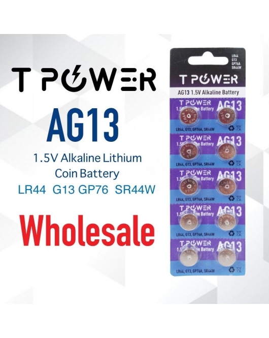 Brand new AG13 LR44 Battery G76 A76 SR44W Button Cell Batteries wholesale