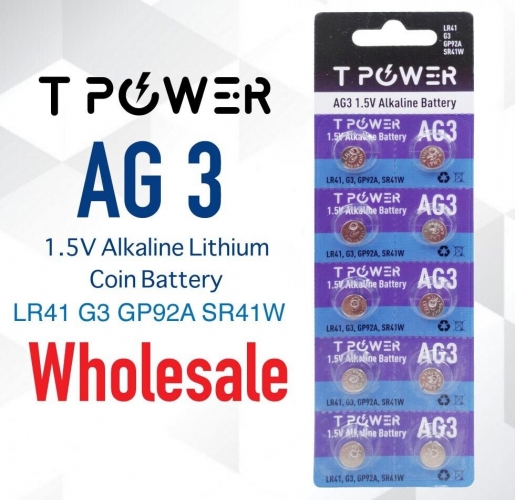 AG3 LR41 Battery 1.5V Alkaline AG3 Blister Button Cell Batteries wholesale