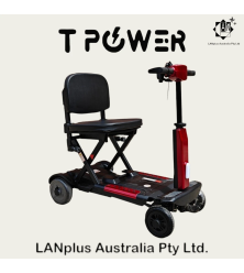 Auto Fold Electric Mobility Scooter Wheelchair lightweight 24V 270W 120kg Load