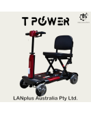 Auto Fold Electric Mobility Scooter Wheelchair lightweight 24V 270W 120kg Load
