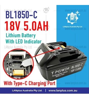 BL1850 18V 5.0ah 5ah W/Type C Port F Makita Lithium Battery BL1840 BL1830