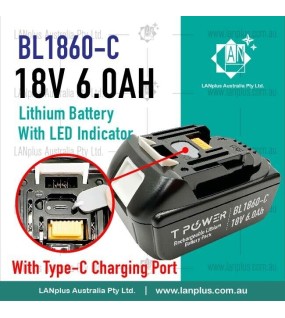 BL1860 18V 6.0ah f Makita BL1860B Lithium LED Indicator Battery BL 1850 BL1840
