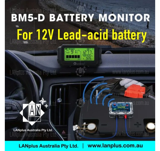 BM5-D 12V Battery Monitor Professional Battery Health tester  for 12v Lead acid battery