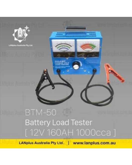 T&e Tools BT2050 500 Amp Carbon Pile Battery Load Tester AU