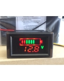 6V 12V 24V 36V 48V Battery Capacity Voltmeter Monitor 4 Lithium Li-ion lifepo4