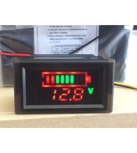6V 12V 24V 36V 48V Battery Capacity Voltmeter Monitor 4 Lithium Li-ion lifepo4