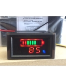 6V 12V 24V 36V 48V Battery Capacity Voltmeter Monitor 4 Lithium Li-ion lifepo4