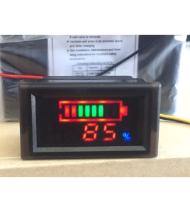 6V 12V 24V 36V 48V Battery Capacity Voltmeter Monitor 4 Lithium Li-ion lifepo4