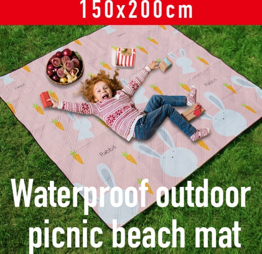 150x200cm Waterproof Beach Mat Picnic Outdoor Camping aluminum film