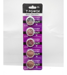 20x Tpower CR2477 3V Cell coin lithium button battery DL2477 ECR2477 wholesale