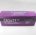 5x Tpower CR2477 3V Cell coin lithium button battery DL2477 ECR2477 wholesale