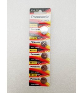 10PCS Panasonic CR1632 3V ECR1632 GENUINE Coin Button Battery Alarm Car Key