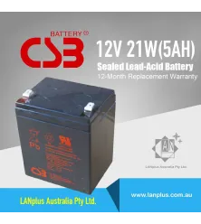 CSB HR1221W 12V 5Ah 21W High Rate UPS Rechargeable Battery For APC EATON