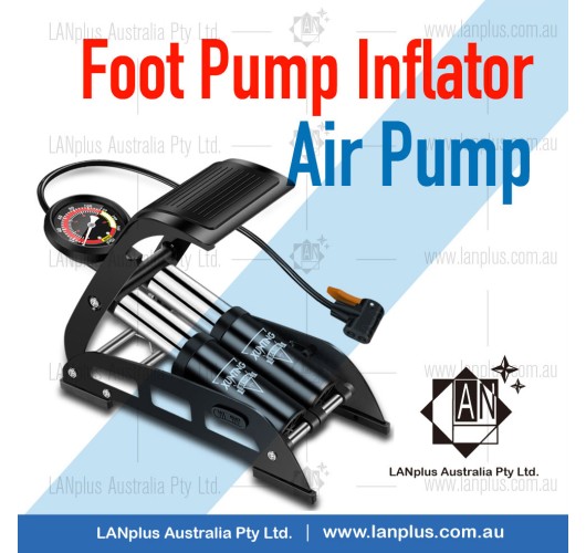 High Pressure Foot Pump For Bicycle Ball Motorbike Car Tyre Inflator Tire Air Pump