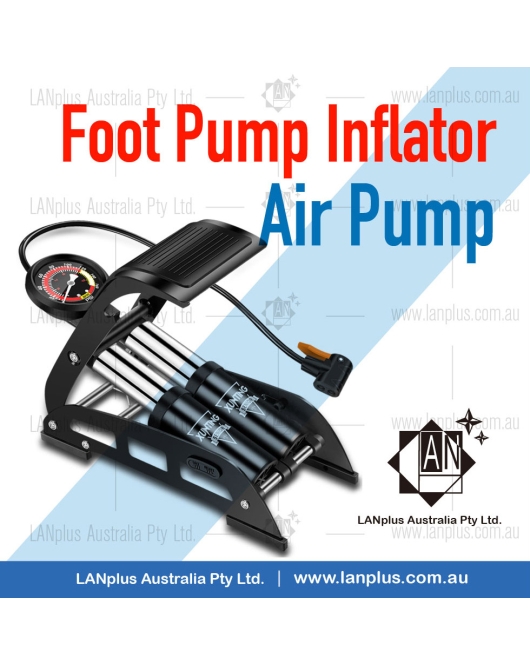 High Pressure Foot Pump For Bicycle Ball Motorbike Car Tyre Inflator Tire Air Pump