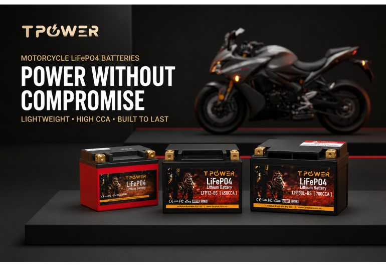 TPower Motorcycle Lithium Battery