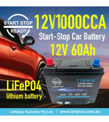 Start-Stop Lithium Car Battery D23R 12v 60Ah 1000CCA for Toyota Suzuki Honda