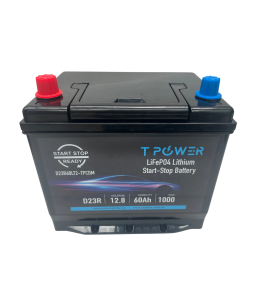 Start-Stop Lithium Car Battery D23R 12v 60Ah 1000CCA for Toyota Suzuki Honda
