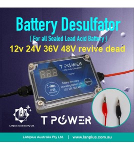 Battery Desulfator F all Sealed Lead Acid Battery 12v 24V 36V 48V revive dead Clip Type