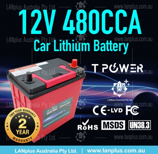 480CCA 12v 30ah Car starting Lifepo4 lithium battery Honda Toyota 40B19L AU Stock