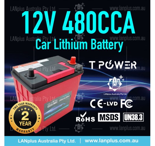 480CCA 12v 30ah Car starting Lifepo4 lithium battery Honda Toyota 40B19L AU Stock