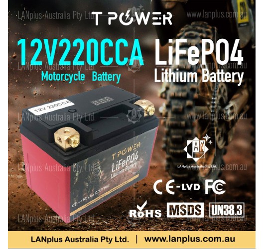 12V 220CCA Lithium Starting Motorcycle Battery YTX4LBS YTX5L-BS YTX7l-BS YTX7A