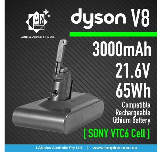 3000mAh 21.6V Vacuum Battery 4 Dyson V8 Absolute Animal Fluffy HANDHELD CORDLESS