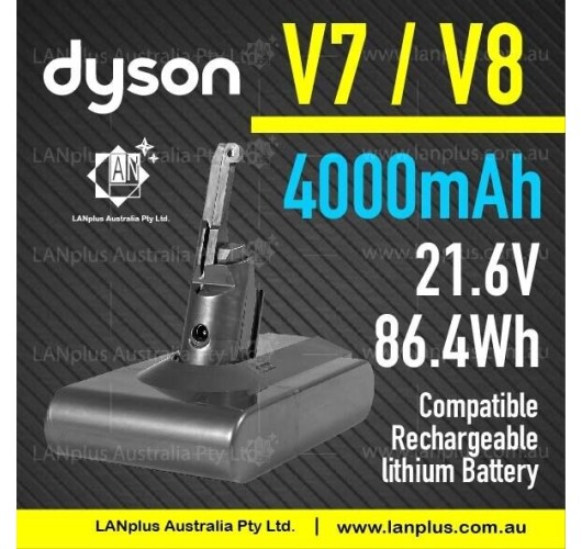 Dyson V7 V8 battery 4000mAh 21.6V Dyson battery Absolute Animal Fluffy
