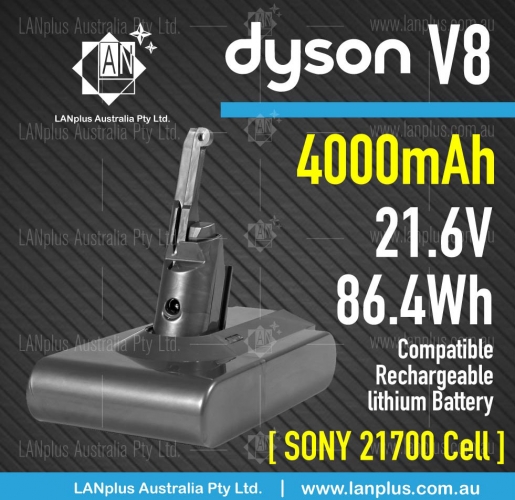 4000mAh 21.6V Vacuum Battery 4 Dyson V8 Absolute Animal Fluffy HANDHELD CORDLESS