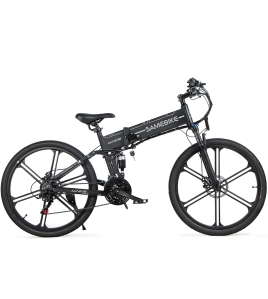 Sambike LO26 II 26&quot; Mountain Folding eBike 500W 48V 10Ah Full Suspension