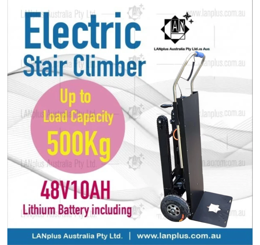 Electric Folding Stair Climbing Climber trolley Hand Truck Cart Dolly 500kg