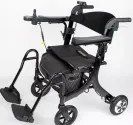 Foldable 3N1 Electric Wheelchair Walker Assisted Dual Motor Ultra Light