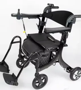 Foldable 3N1 Electric Wheelchair Walker Assisted Dual Motor Ultra Light