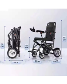 DEMO Ultralight 12.8kg Electric Aluminum Lightweight Foldable Wheelchair AU