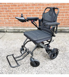 DEMO Ultralight 12.8kg Electric Aluminum Lightweight Foldable Wheelchair AU