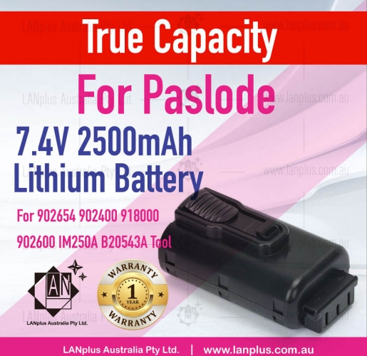  For Paslode 7.4V 2.5Ah Li-Ion Battery For Cf325 902400 Im250A 902600 P/N 902654