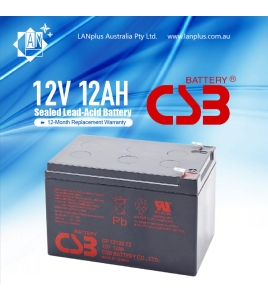 New CSB GP12120 F2 12V 12AH VRLA 6 Cells Battery for APC UPS Solar Gate