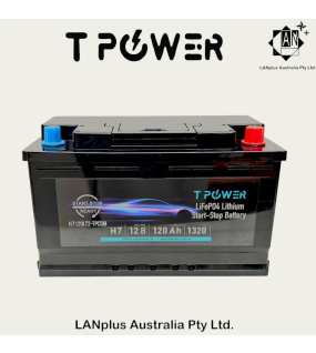 Start-Stop 12V 120Ah 1320CCA LiFePO4 Start-Stop Car Battery H7 Group 94R Size